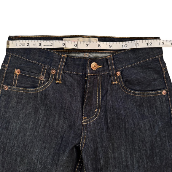 Levi’s Straight Leg Blue Jeans – Size 10 – Dark Wash 100% Cotton Classic Fit - Picture 10 of 16